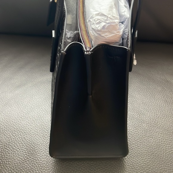 COACH BLACK LEATHER BAG - Picture 10 of 13